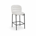 Velia Bar Stool — Soft Upholstery on a Taller Scale